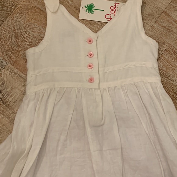 Girls Lilly Pulitzer linen dress - Picture 3 of 5